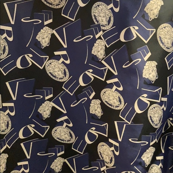 Sick 3D Versace Medusa heads and spellout jacket - Picture 7 of 9